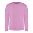 thumbnail image 2 of Awdis - Sudadera lisa con cuello redondo Unisex (Rosa Lipstick), 2 of 2