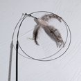 thumbnail image 2 of Cat Wand Suction Cup - Faux Feather Long Kitten Teaser Wand Pet Interactive Toy, 2 of 3