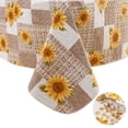 thumbnail image 1 of Mantel de vinilo Pioggia con forma de girasol, impermeable, 152 x 213 cm, 1 of 6