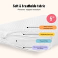 thumbnail image 4 of Dream On Me Baby Fairy Matelas en mousse de 5" pour lit de bébé et de jeune enfant, 4 of 9