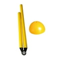 thumbnail image 4 of Almencla Football Agility Training Poles Speed and Agility Training Equipment Folding Soccer Agility Pole Set for Competition Practice 2Section w Fill Base, 4 of 8