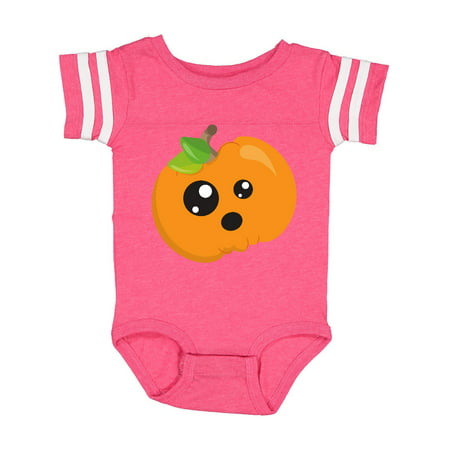 

Inktastic Surprised Pumpkin Orange Pumpkin Halloween Gift Baby Boy or Baby Girl Bodysuit