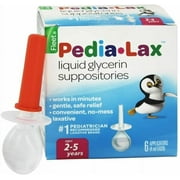 Fleet Pedia-Lax Liquid Glycerin Suppositories 6 Each