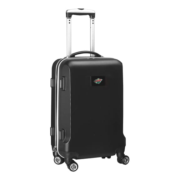 Black Minnesota Wild 20" 8-Wheel Hardcase Spinner Carry-On