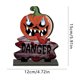 thumbnail image 3 of Decoraciones de Halloween Adorno de madera para escritorio con forma de calabaza para el hogar Ambiente festivo en el salón y el dormitorio, 3 of 4