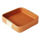 thumbnail image 1 of Bandeja de valet de cuero de PU, porta baratijas portátil, bandeja de entrada, soporte de sobremesa Naranja, 1 of 9