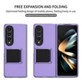 thumbnail image 2 of Mantto for Samsung Galaxy Z Fold 4 5G, Folding Bracket Kickstand Military Grade Drop Protection,Skin-Friendly PC Back, Anti-Scratch Anti-Fingerprint case For Samsung Galaxy Z Fold 4 5G, Purple, 2 of 14