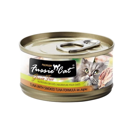 Fussie Cat Premium Tuna with Smoked Tuna Formula in Aspic 2.82oz