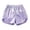 Purple, variant on CPNG Toddler Baby Girls Shiny Shorts Metallic Athletic Shorts Summer Elastic Waist Casual Dance Running Sports Shorts