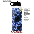 thumbnail image 2 of Skin Wrap Decal compatible with Hydro Flask Wide Mouth Bottle 32oz Electrify Blue (BOTTLE NOT INCLUDED), 2 of 3