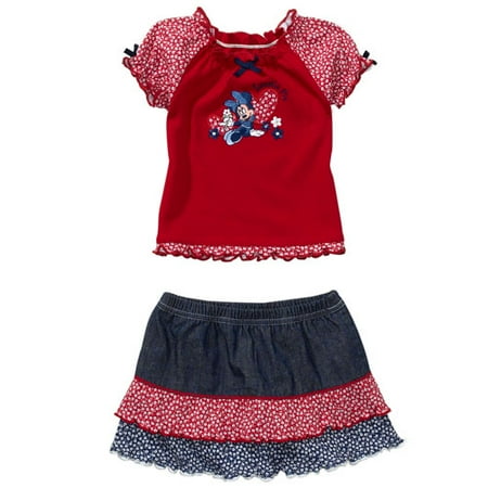 Minnie Mouse ''Sweetie Pie'' 2-Piece Skirt Set for Girls - Newborn