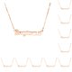 thumbnail image 1 of Collar Colgante Qarigey Signos del Zodiaco Oro Rosa 10 Piezas, 1 of 4