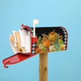 thumbnail image 6 of Fall Pumpkin Buffalo Plaid Mailbox Cover Magnetic Thanksgiving Autumn Harvest Mailbox Cover Standard Size 21 x 18 Inch Farmhouse Rustic Welcome Post Box Cover Wraps Garden Yard Home Decor for Outdoor, 6 of 6