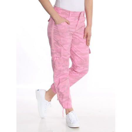 pants pink cargo camo womens sanctuary waist walmart