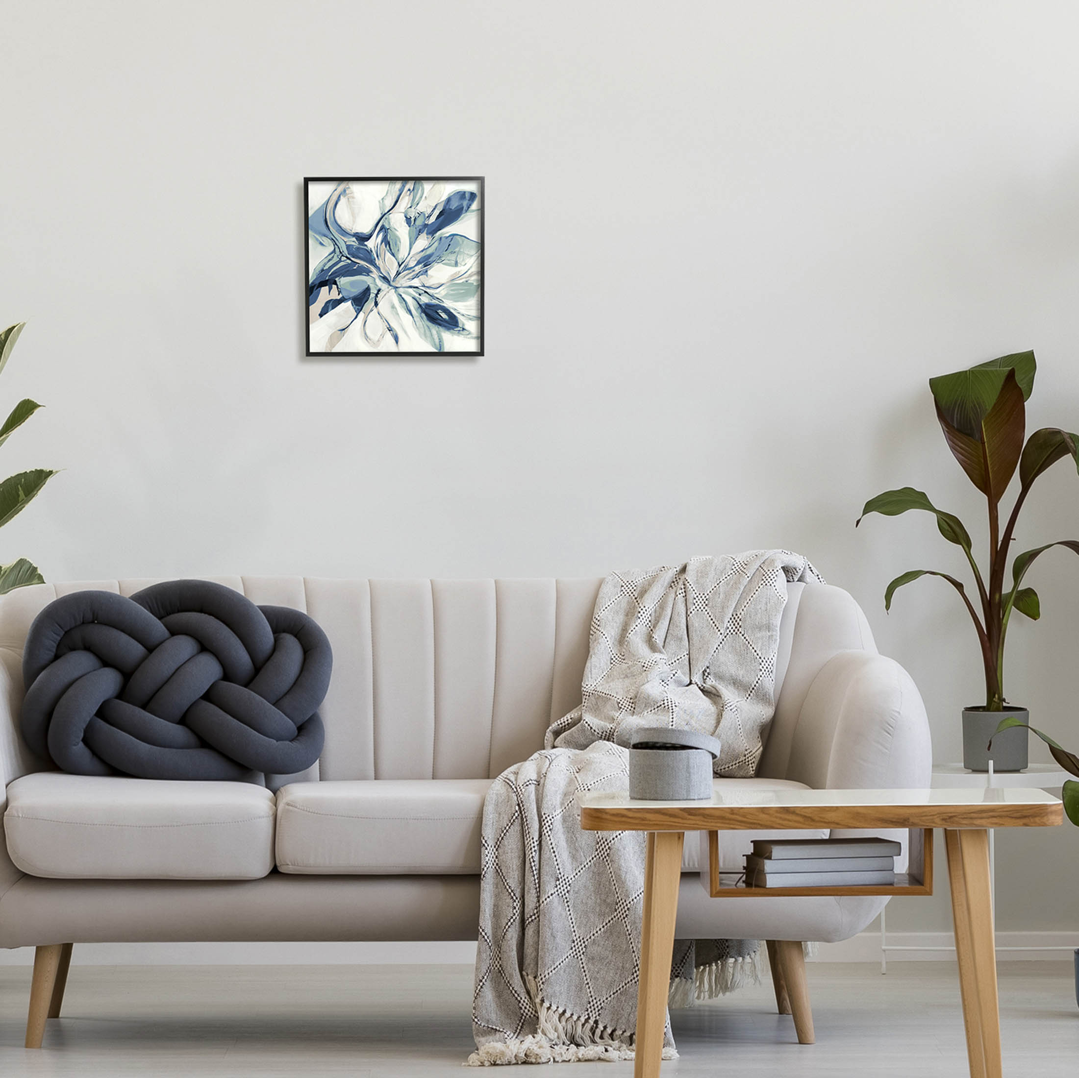 Stupell Industries Abstract Dreamlike Fluid Form Graphic Art Black Framed Art Print Wall Art, Design by Sarah Stockstill