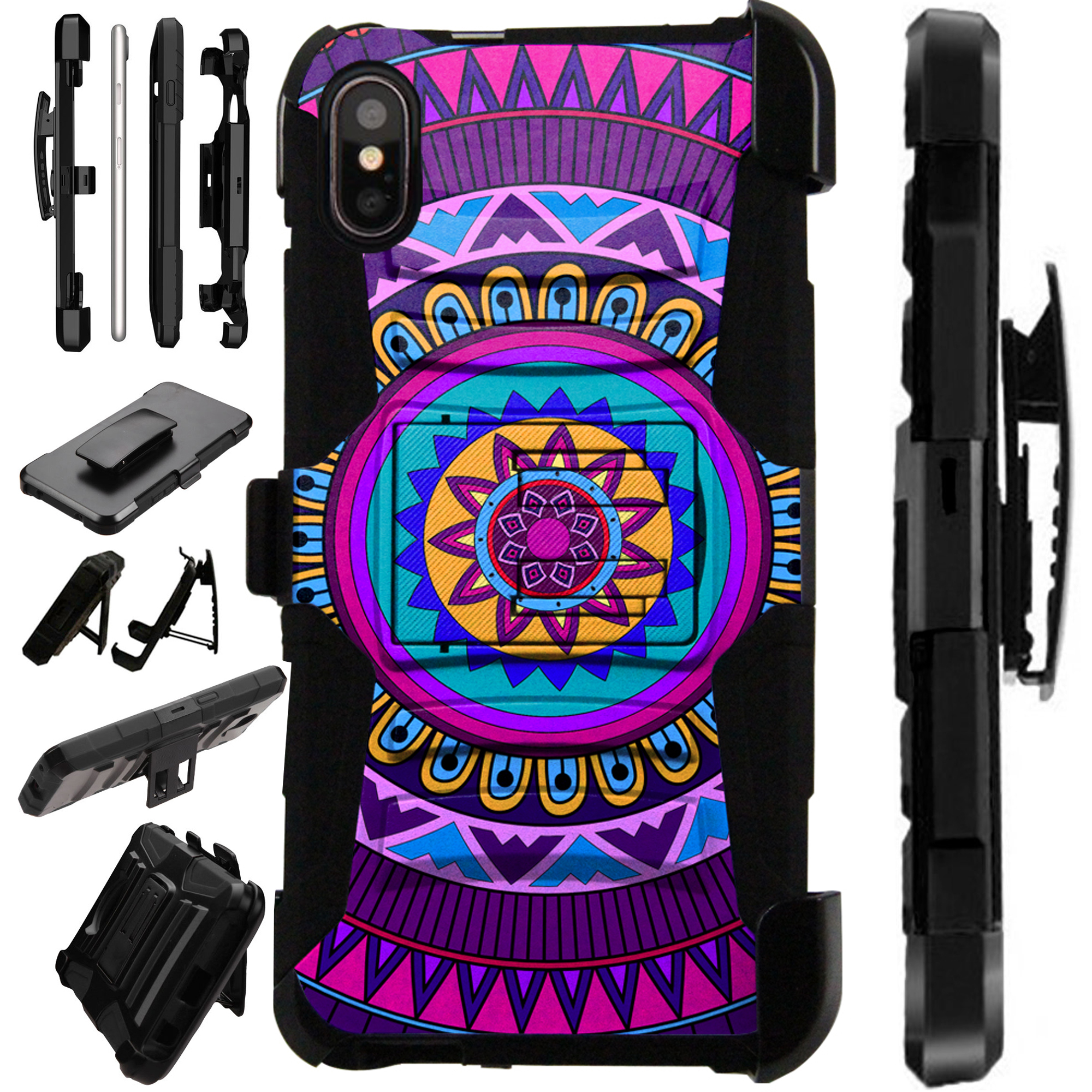 Compatible With Apple Iphone Xs Max 6 5 Case Armor Hybrid