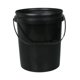 thumbnail image 5 of Cubo multiusos para almacenar pintura con asa. Cubo pintura. Contenedor almacenamiento para pintura, disolventes y recubrimientos. Uso diario. 18L Negro Sin Tapa, 5 of 8