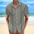 thumbnail image 2 of BOBOGOJP Chemise Boutonnée Homme Coupe Décontractée Mi-Lourde Manches Longues, Gris TTG, 2 of 5