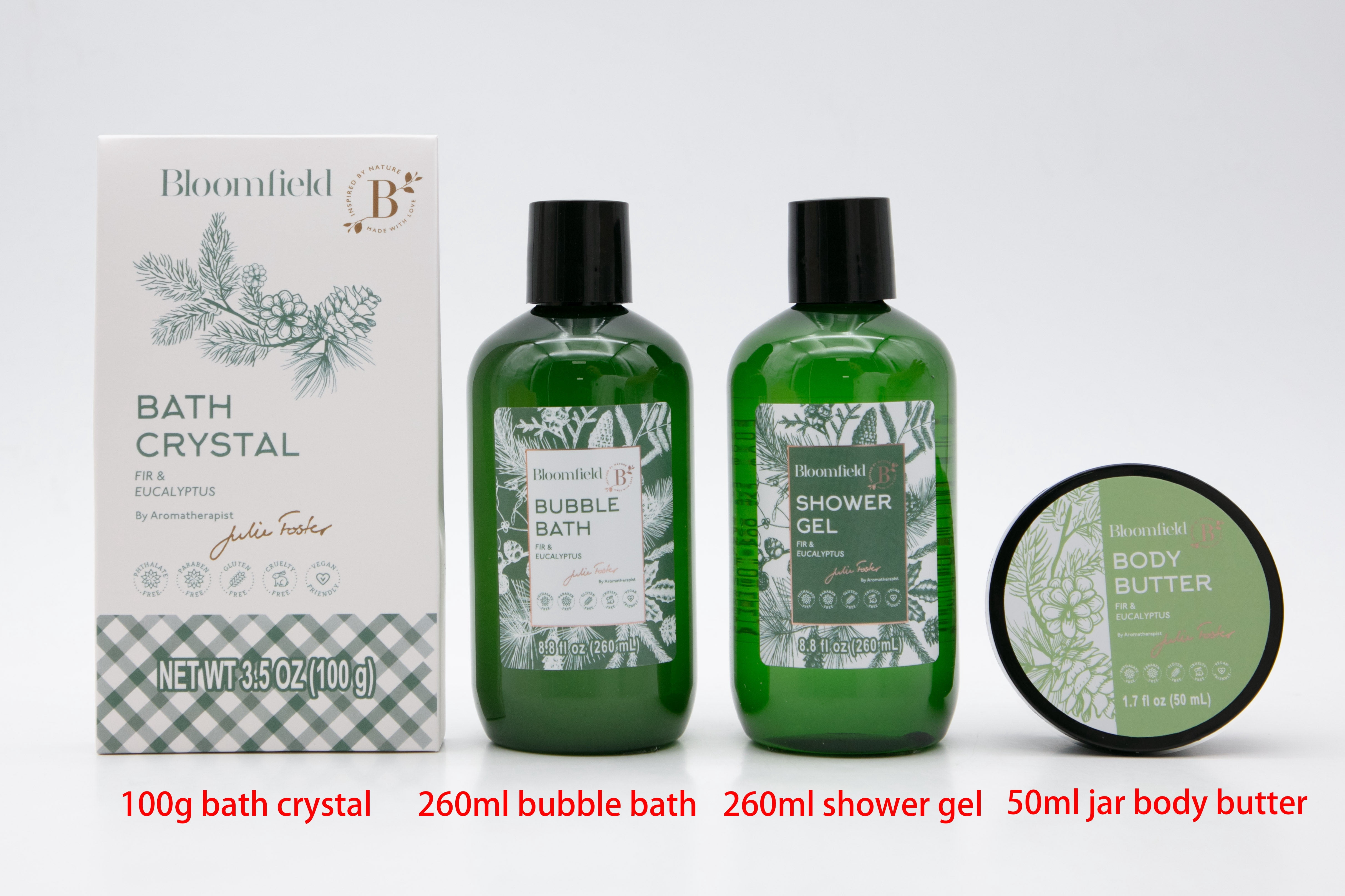Bloomfield Bliss Bath & Body Care Gift Set, 5 Piece, Adult
