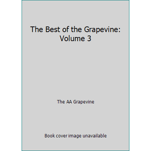 Pre-Owned The Best of the Grapevine: Volume 3 (Paperback) 0933685408 9780933685406
