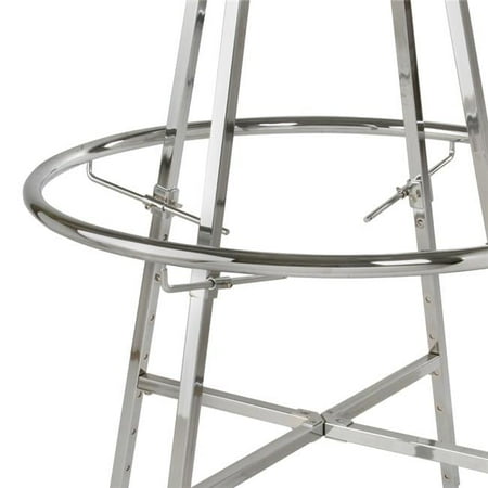 Set of 4 Clamps to Add Additional Hangrail to Round Folding Racks (Pack of 5)