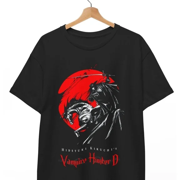 Vintage Inspired Vampire Hunter D T-Shirt, Japanese Anime Shirt, Unisex Tee