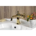 thumbnail image 2 of Kingston Brass KS3542RX Belknap One-Handle Single-Hole Bathroom Faucet with Push Pop-Up Drain, Polished Brass, 2 of 7