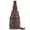 Brown-Style B, variant on Sling Bag Crossbody Backpack Waterproof Travel Daypack Chest Bag Outdoor Hiking Sports Bag for Women Men, Small Sling Purse, Black