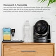 thumbnail image 3 of Ventilador de escritorio IRIS USA WOOZOO de 3 velocidades, distancia de aire de 9,5 m, 3 of 8