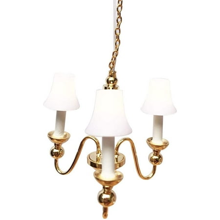 Mafnio 1 12 Dollhouse Miniature Led Ceiling Light Chandelier Model Bedroom Furniture Canada Chandelier Model Bedroom Furniture, Dollhouse Miniature Antler Chandelier