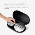 thumbnail image 4 of Simplehuman 5" Round Mini Travel Sensor Makeup Mirror, 10x Magnification, Rechargeable, Brushed Stainless Steel, 4 of 5