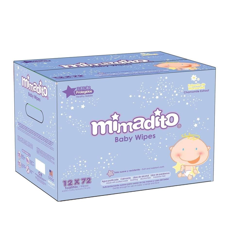 water wipes box of 12