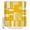 Yellow, variant on Yellow White Abstract Bathroom Shower Curtains with 12 Hooks Polyester Waterproof Shower Curtain for Stalls and Bathtubs Modern Abstract Art Decorative Bathroom Privacy Curtain 72x72 Inches