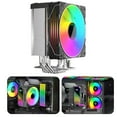 thumbnail image 2 of Gieenan CPU Cooling 4 Copper Pipes 120mm ARGB Fan High Performances For 775/115X/1700, 2 of 12