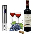 thumbnail image 5 of 2025 Electric Wine Opener, Battery-Powered Corkscrew with Foil Cutter, Stainless Steel, 5 of 5