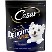 CESAR Double Delights Treats for Dogs - Filet Mignon, 150g (10 Pack)
