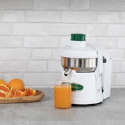 Omega High-Speed Automatic Pulp Ejection Juicer, in White (J4000)