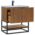 thumbnail image 3 of Bemma V-Tr30sfm-S-1 Terra 30" Free Standing Single Basin Vanity Set - Walnut / Carrara, 3 of 7