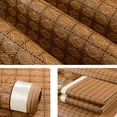 thumbnail image 6 of Foldable Rattan Summer Sleeping Mat 1.8x2.0m Cool Breathable Bed Mat for Home School Dormitories Brown Polyester Material with-, 6 of 7
