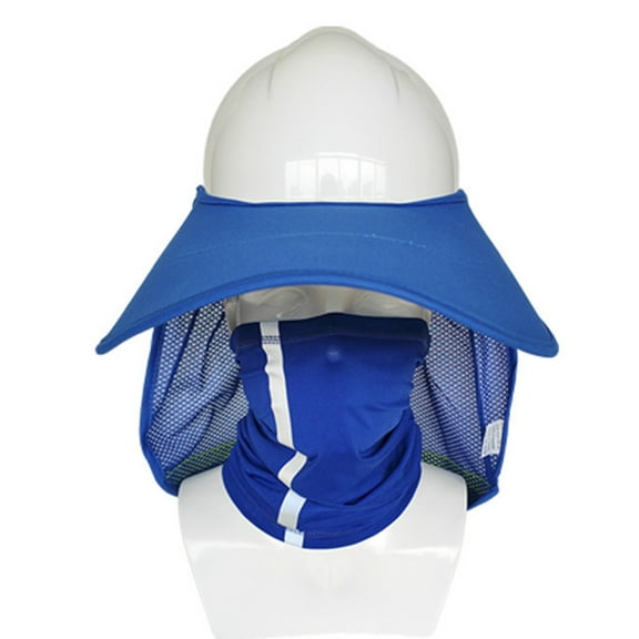 YROHGKPN HardHat Sun Shade Mesh Sunshade with High Visibility Reflective Breathable UVProtection