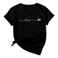 thumbnail image 2 of Playeras De Mujer Moda Casual Patrón Estampado Salir Dama, 2 of 8
