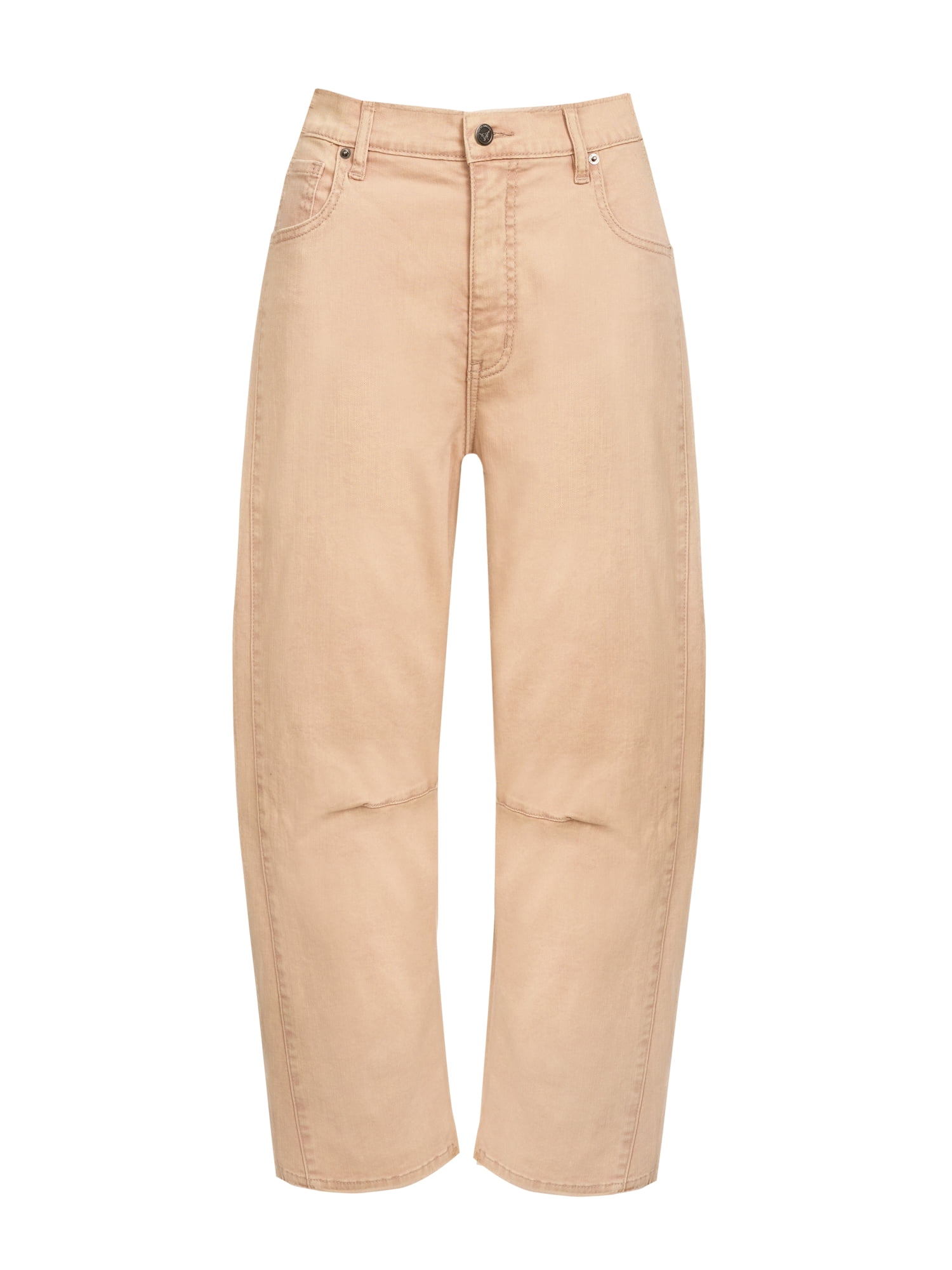 Jessica Simpson Women's and Women's Plus Cherry Cropped Barrel Jeans, 26" Inseam, Sizes 2-24W