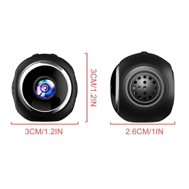 Herunwer Ultra-Compact 720P Wireless WiFi Mini Camera with Motion Detection, Night Vision, and Live Streaming