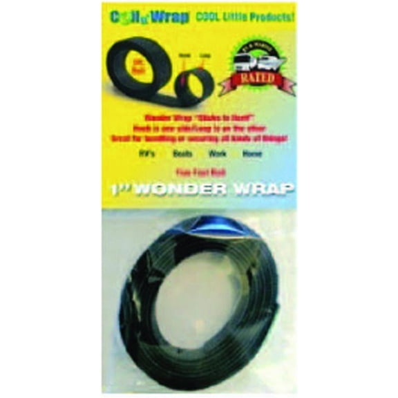 AP Products 006-205 Hook And Loop Tape 5 Foot Length x 1” Width Black