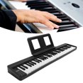 thumbnail image 4 of Piano Plegable Portátil De 61 Teclas, Teclado Eléctrico Con Atril, Teclas De Tamaño Completo, Piano Digital Para Principiantes, Adolescentes Y Adultos., 4 of 7