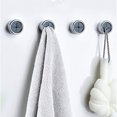 thumbnail image 2 of PEACNNG Convenient and Versatile Push Hooks for Towel - No Drilling Required! Keep Your Kitchen Tidy Self-Adhesive Kitchen Towel Holder with Push Hooks 6 pcs, 2 of 5