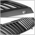 thumbnail image 3 of DNA Motoring GRLDV-IMPALA00-BK For 2000 to 2005 Chevy Impala W-Body ABS Plastic Vertical Front Bumper Grille (Black) 01 02 03 04, 3 of 4
