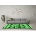 thumbnail image 3 of Ahgly Company Indoor Rectangle Abstract Emerald Green Modern Area Rugs, 6' x 9', 3 of 4