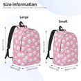 thumbnail image 4 of Rocae Cute Cat for Durable Canvas Backpack Leisure Large Bag Travel Rucksack Multi-function Backpack Small, 4 of 8