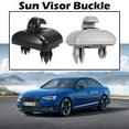 thumbnail image 4 of 2x Sun visor hook holder clips for Audi A1 A3 A4 A5 Q3 Q5 Black 8W0857562A Best Q2R5, 4 of 9